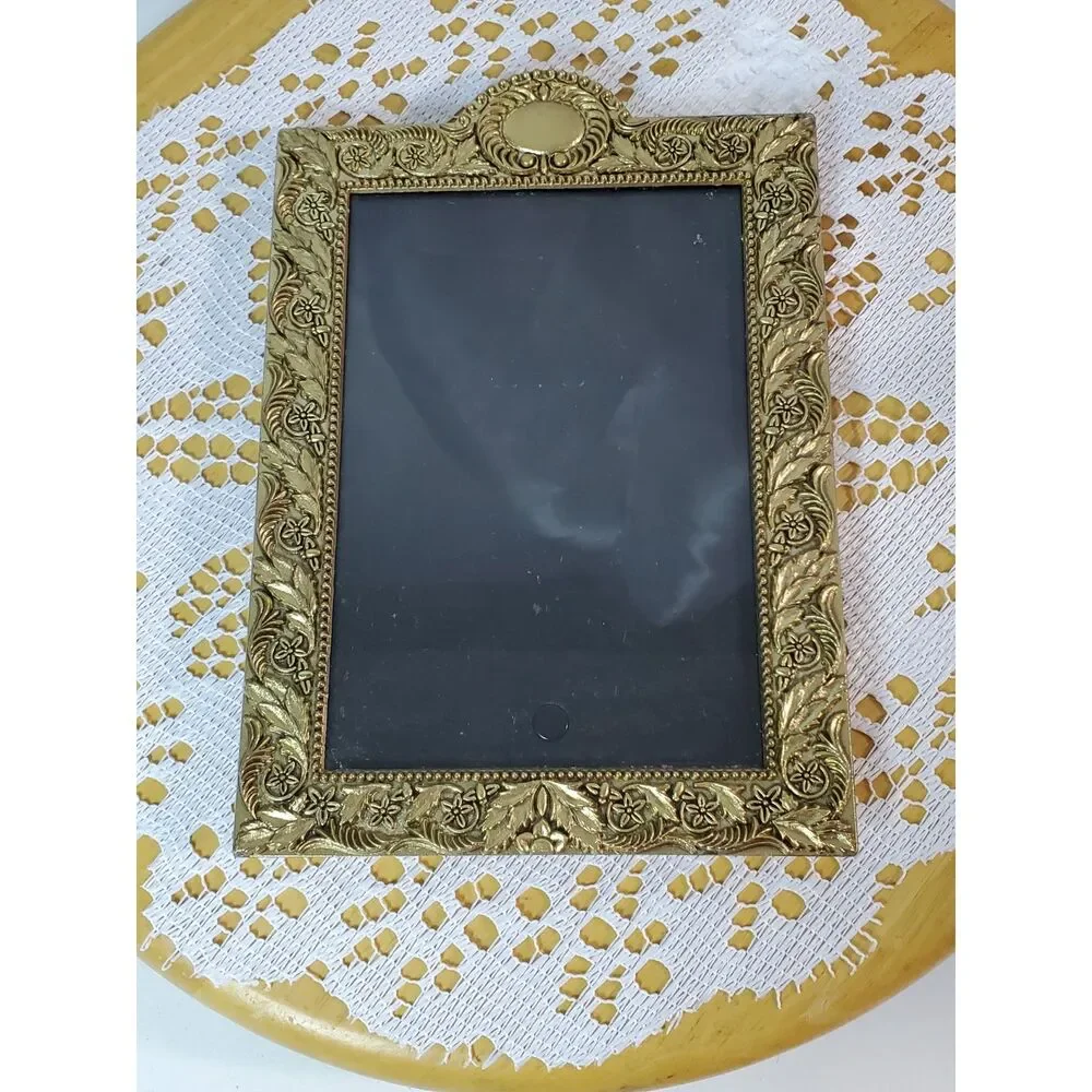 Vintage or Antique Style Ornate Gold Colored Picture Frames 2 in the set
